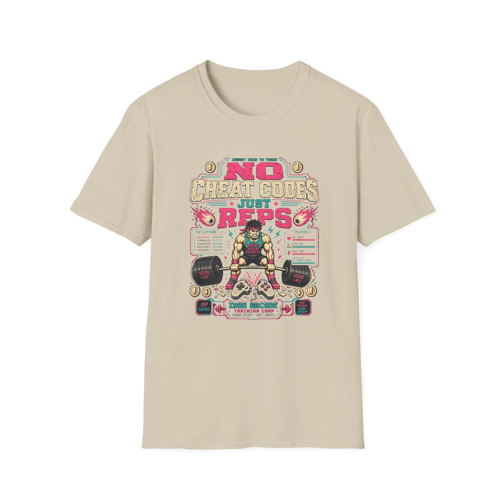 No Cheat Codes Just Reps T‑Shirt