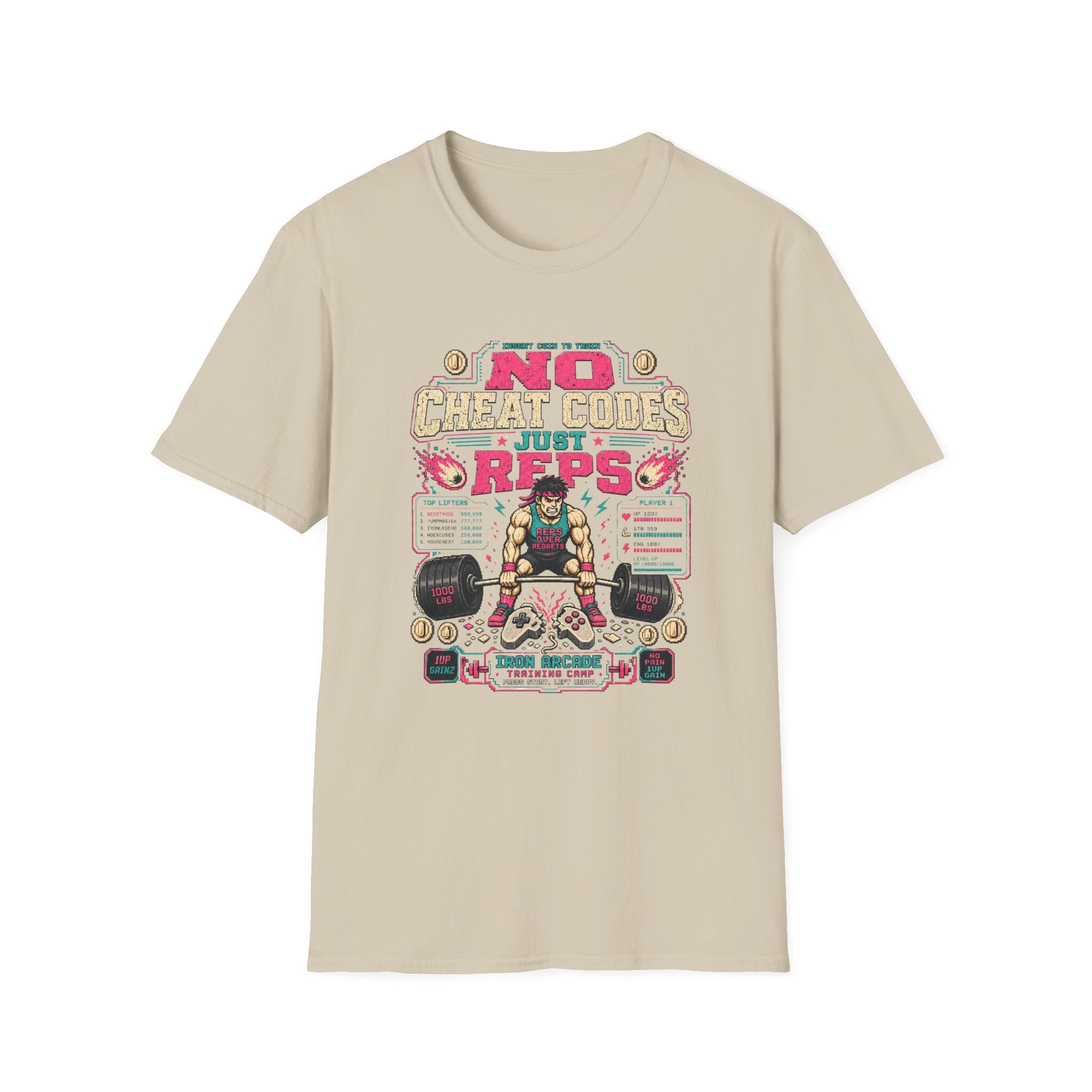 No Cheat Codes Just Reps T‑Shirt