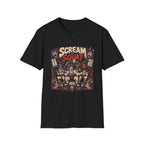 Scream & Squat Tee - Horror Workout Graphic T-Shirt