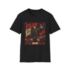 Killer Leg Day T-Shirt - Retro Horror Gym Tee ("Killer Leg Day")