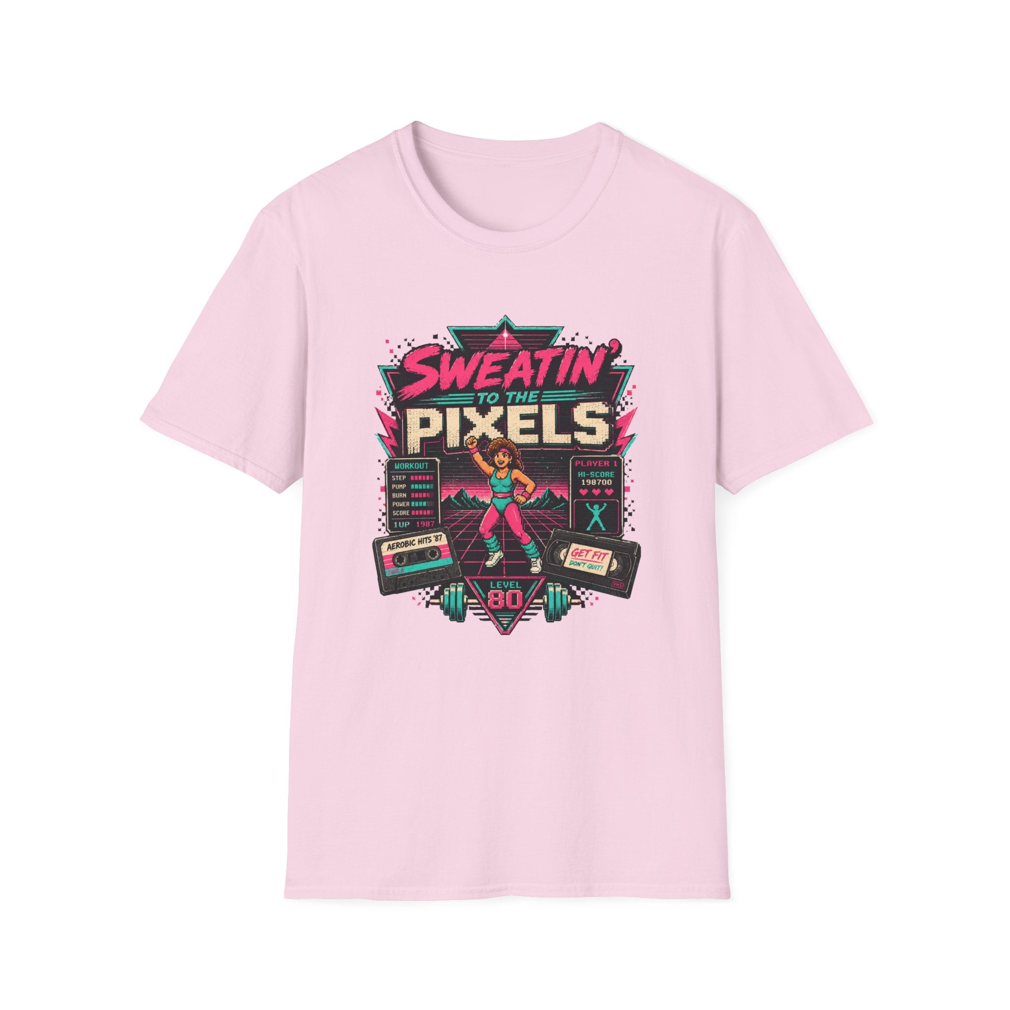 Sweatin' to the Pixels T-Shirt