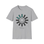 Loading Sun Pixel Tee - "buffering..." Retro Tech Graphic T-Shirt
