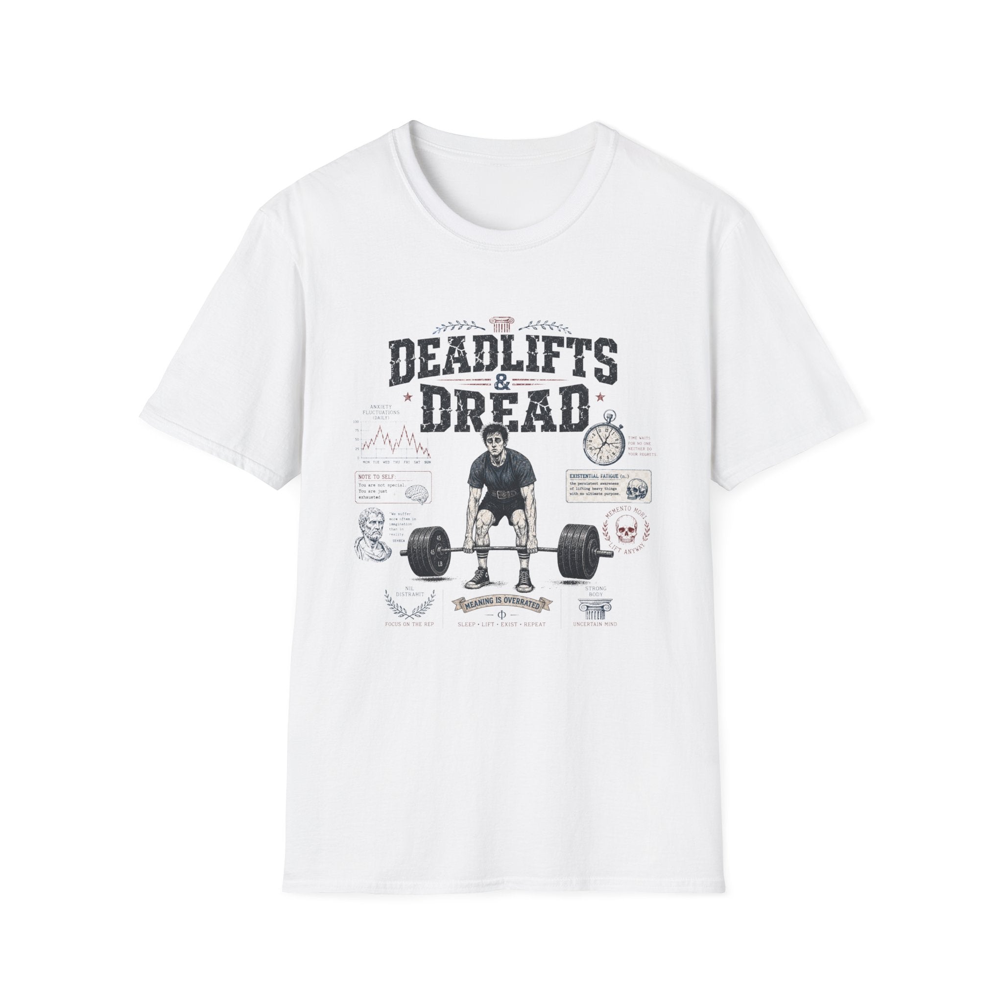 Deadlifts & Dread Weightlifting T-Shirt