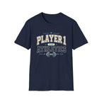 Player 1 Athletics T-Shirt - Vintage Gamer Fitness Tee