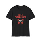 No Cheat Codes T-Shirt - Gamer & Fitness Mashup Tee