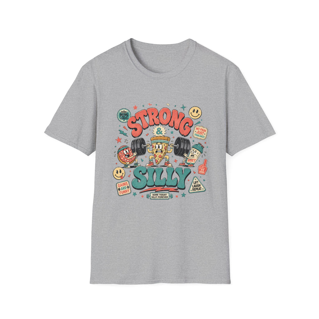 Strong & Silly T-Shirt - Cute Retro Cartoon Tee