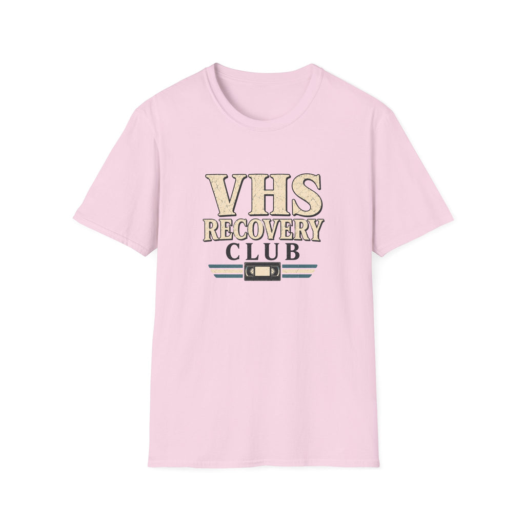 VHS Recovery Club T‑Shirt - Retro VHS Tape Nostalgia Tee