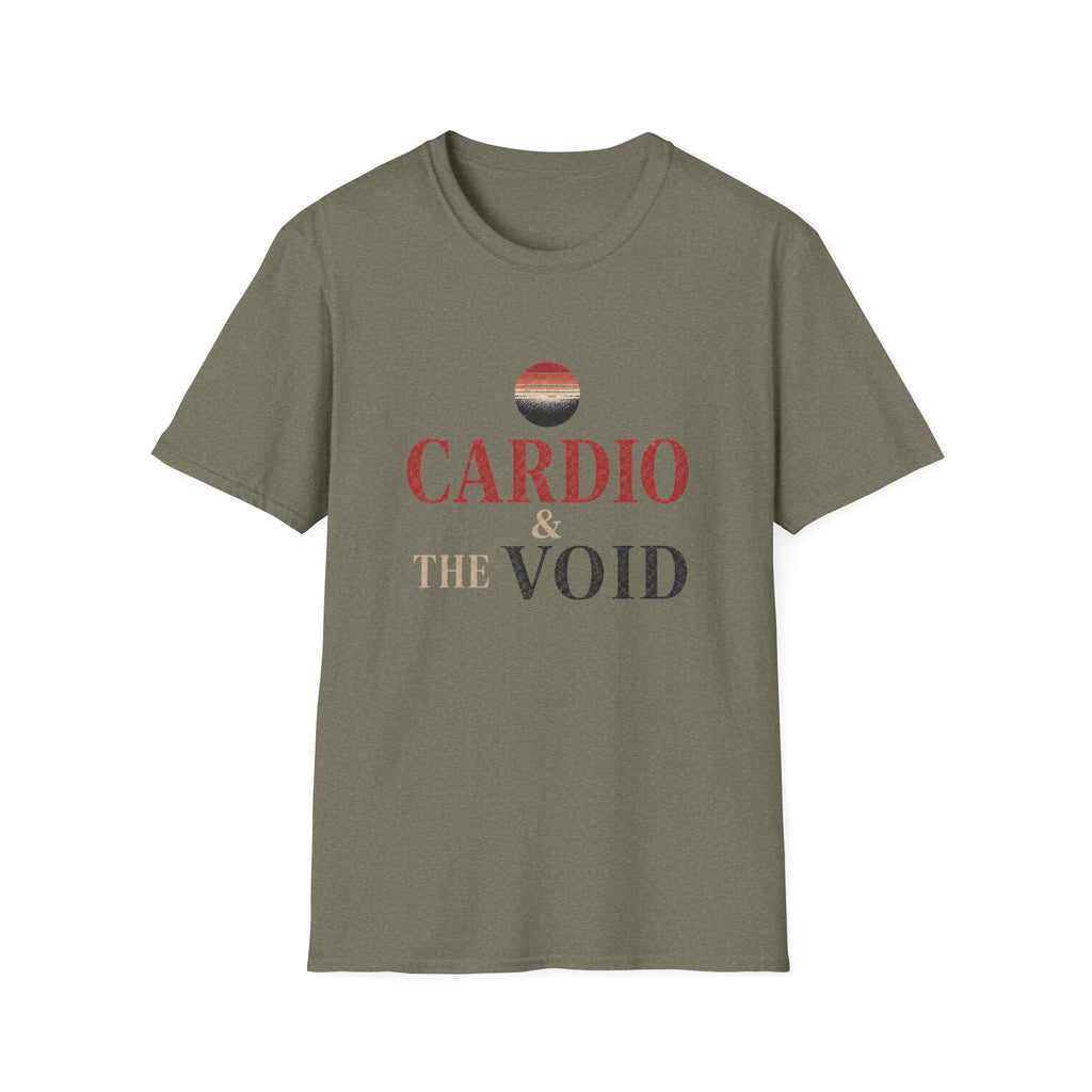 Cardio & the Void T-Shirt - Funny Workout Tee for Gym Lovers
