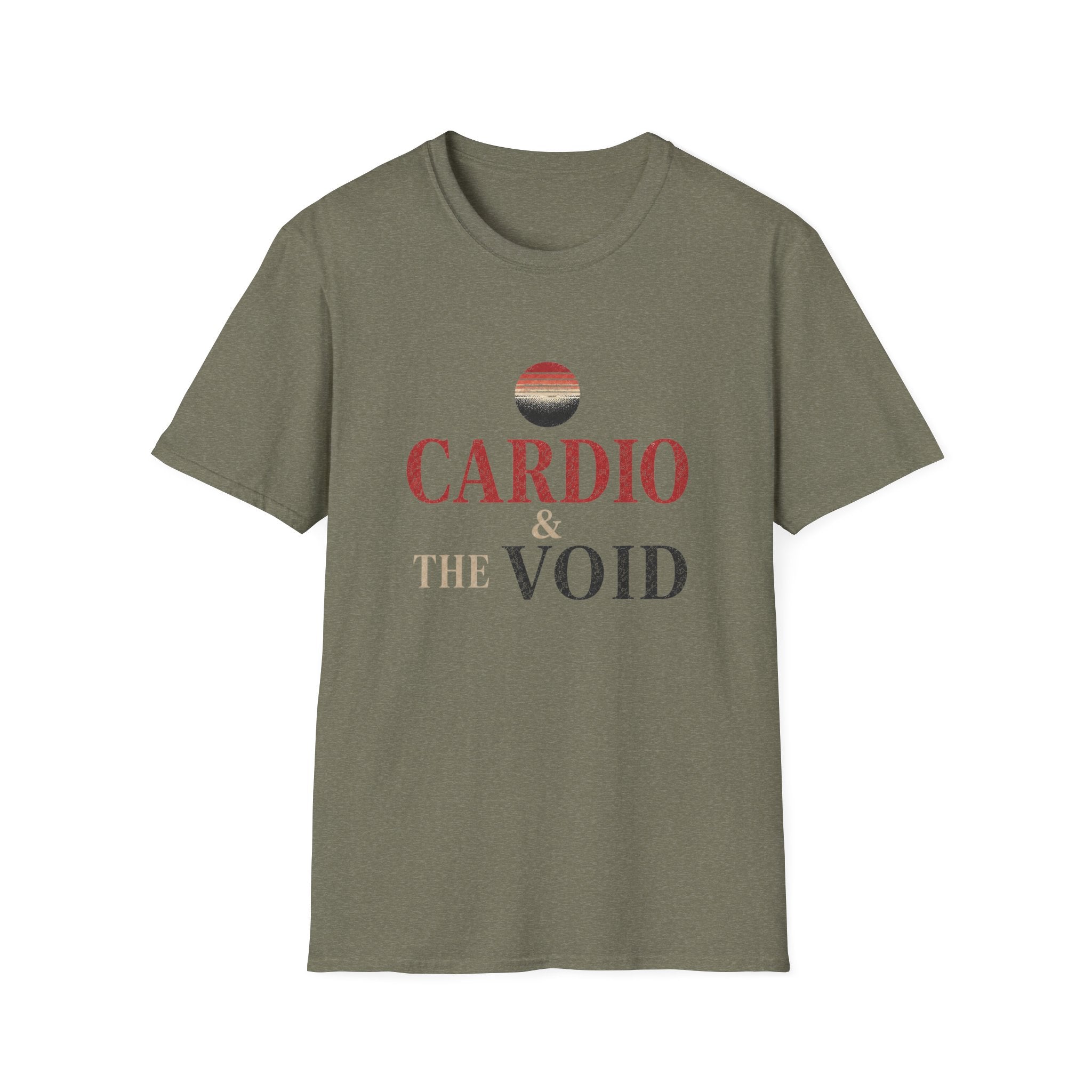 Cardio & the Void T-Shirt - Funny Workout Tee for Gym Lovers