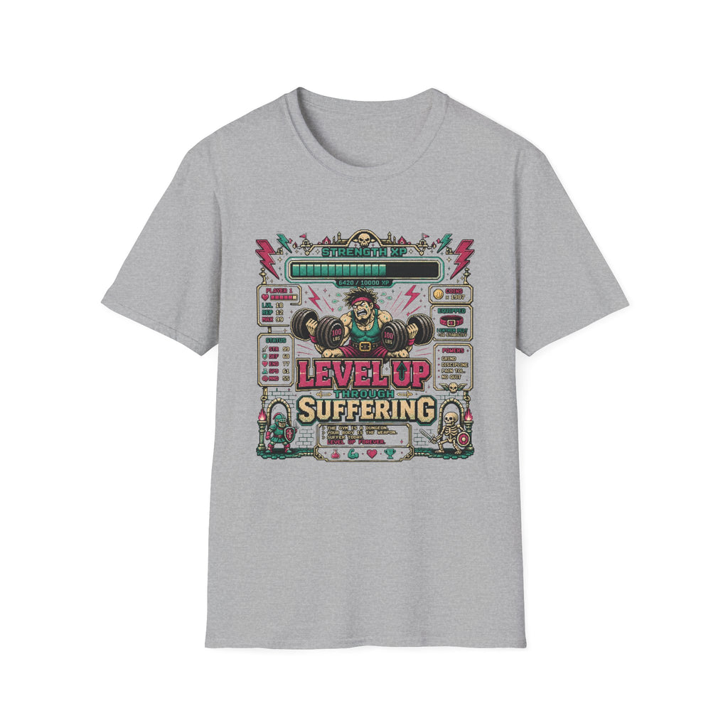 Level Up Suffering Gym T-Shirt