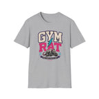 Gym Rat T‑Shirt - Retro Lightning Fitness Tee for Gym Lovers
