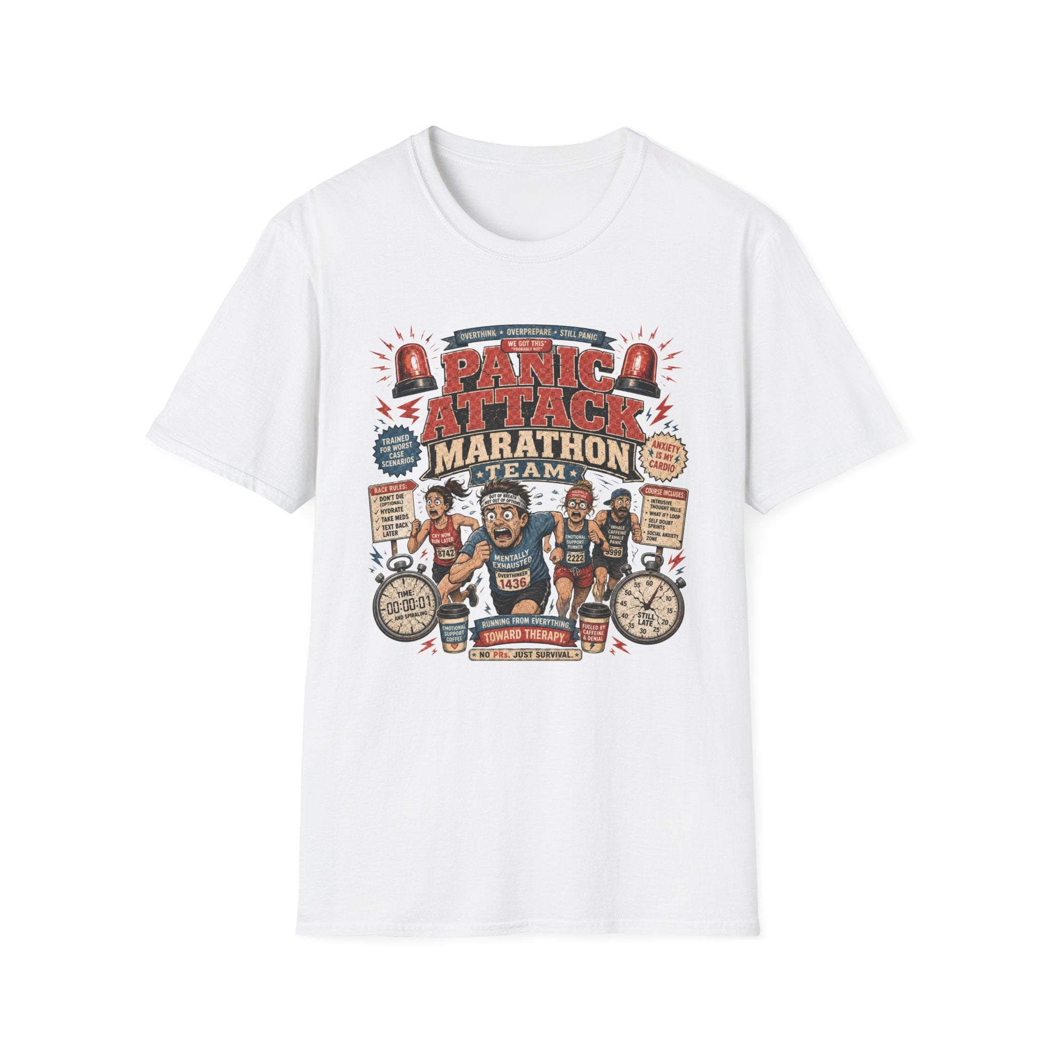 Panic Attack Marathon Team T-Shirt