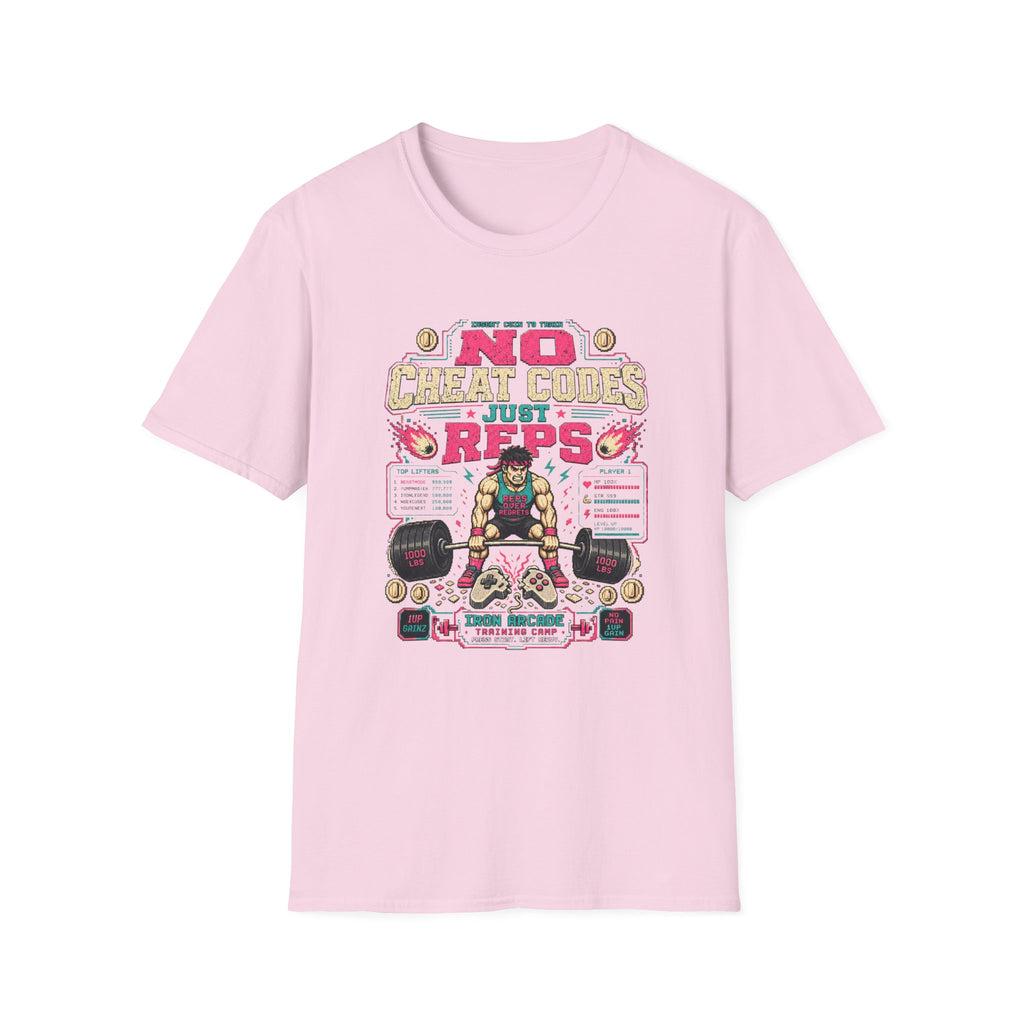 No Cheat Codes Just Reps T‑Shirt