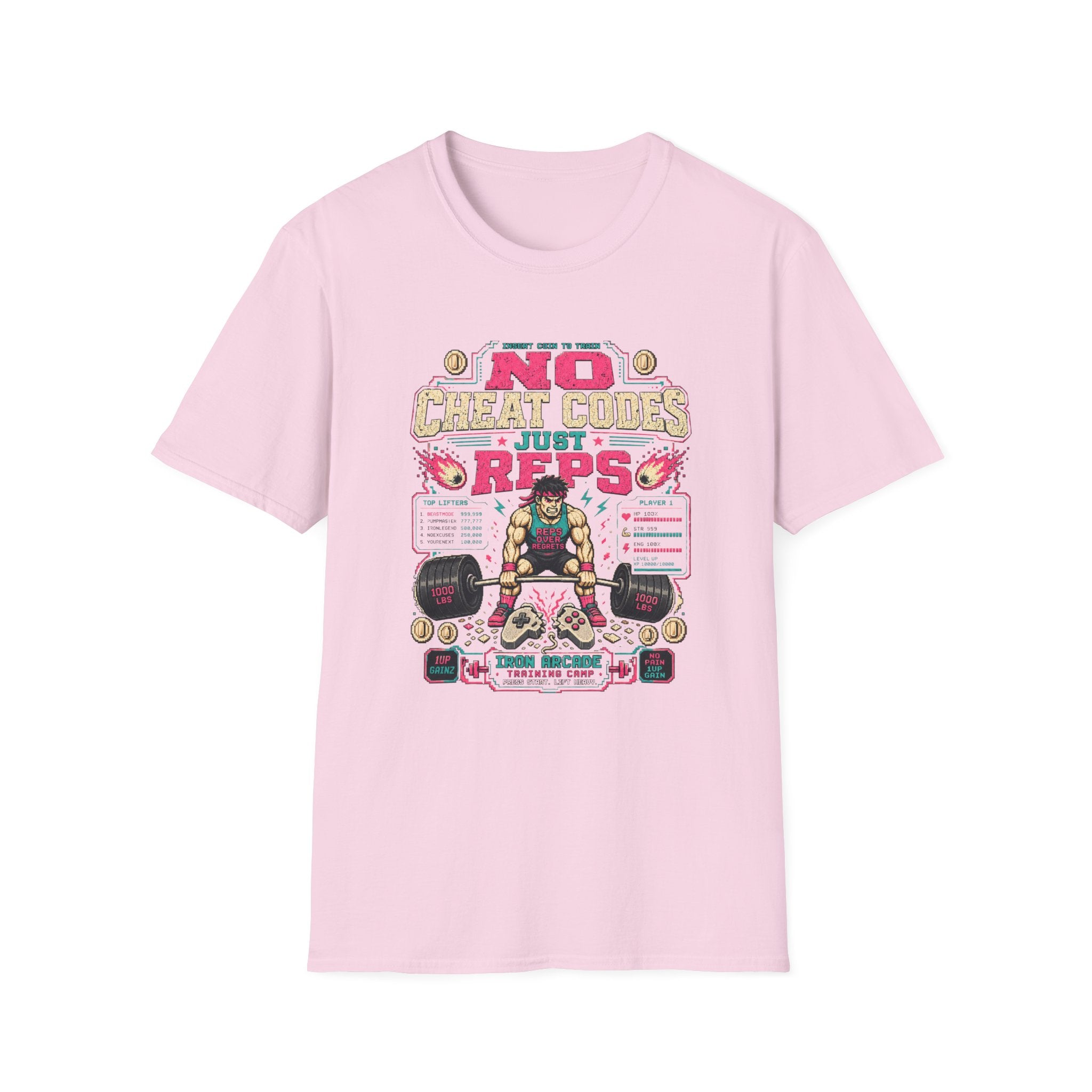 No Cheat Codes Just Reps T‑Shirt