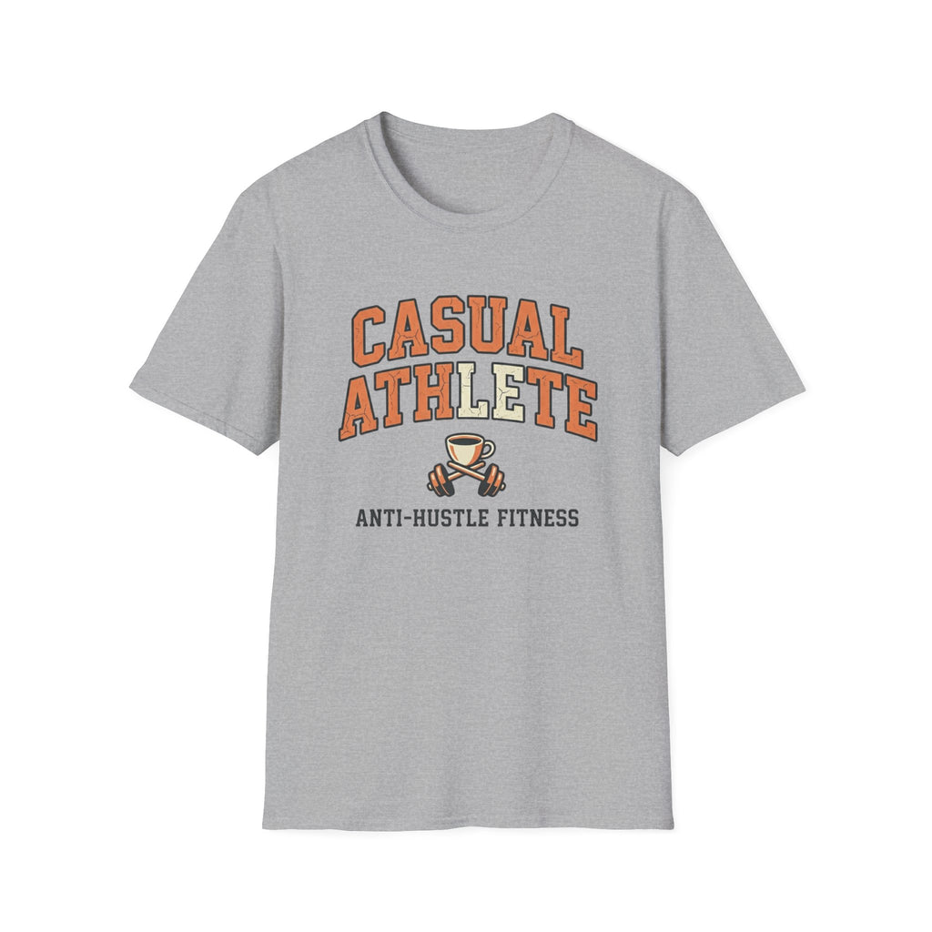 'Casual Athlete' Coffee & Anti-Hustle Fitness Graphic Tee