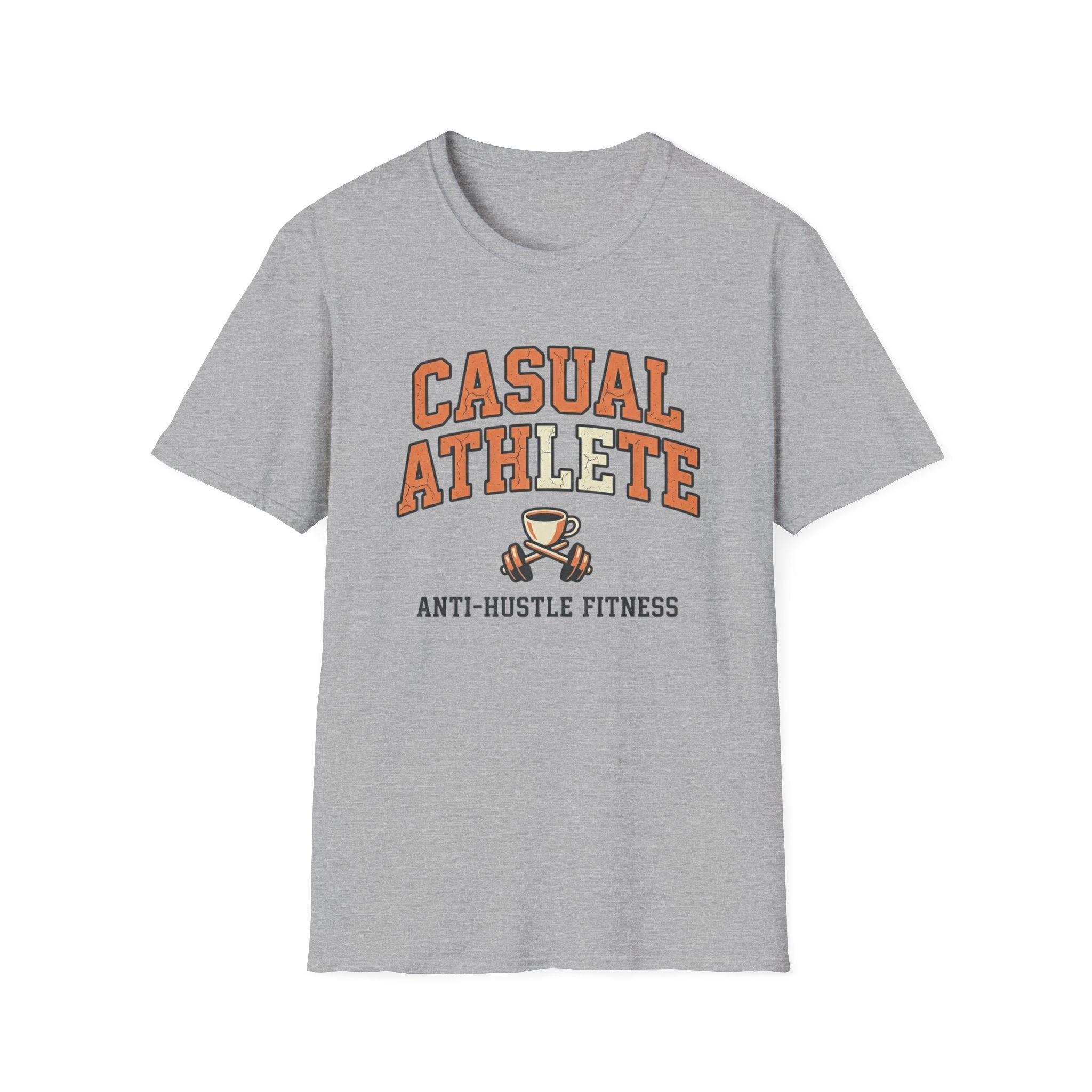 'Casual Athlete' Coffee & Anti-Hustle Fitness Graphic Tee