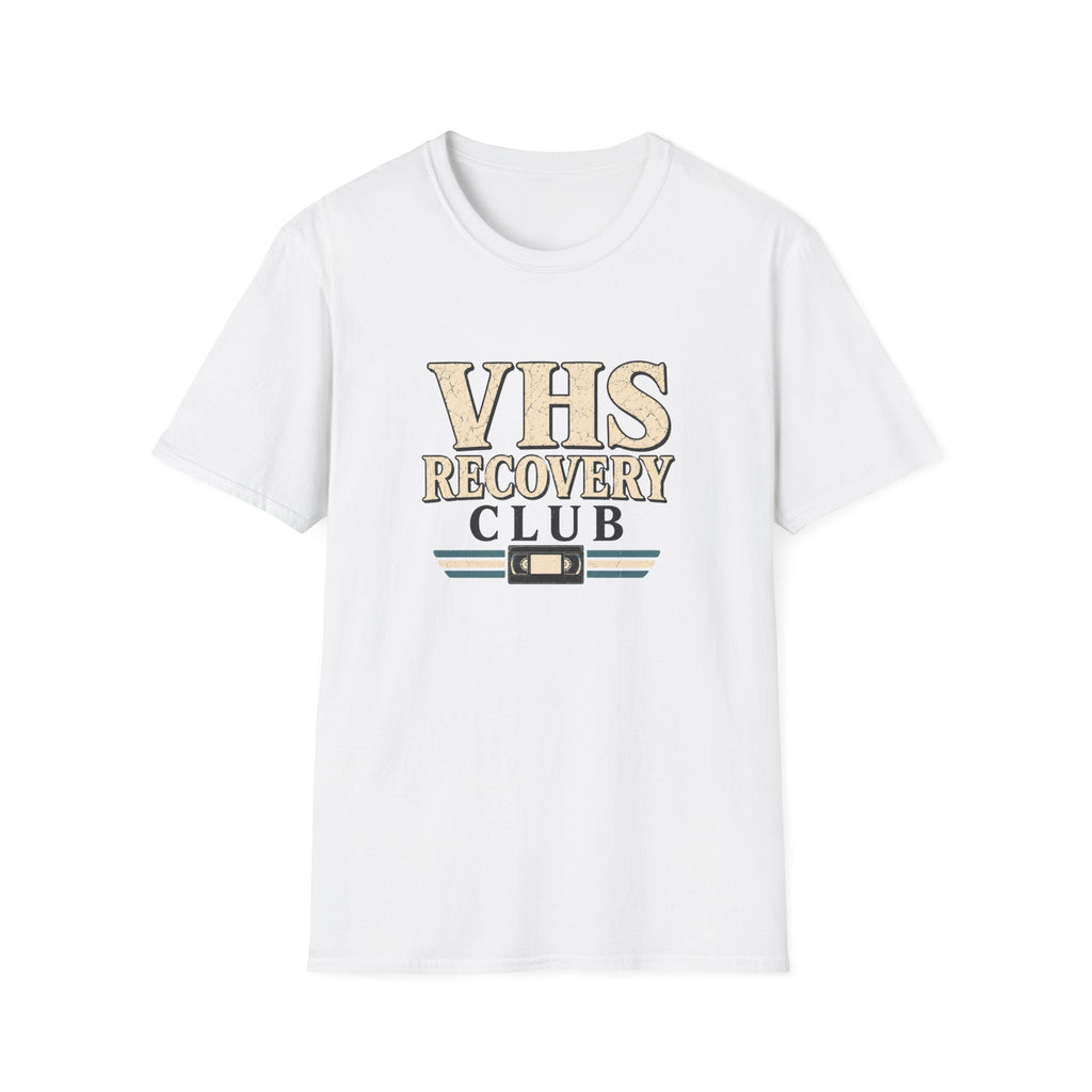 VHS Recovery Club T‑Shirt - Retro VHS Tape Nostalgia Tee