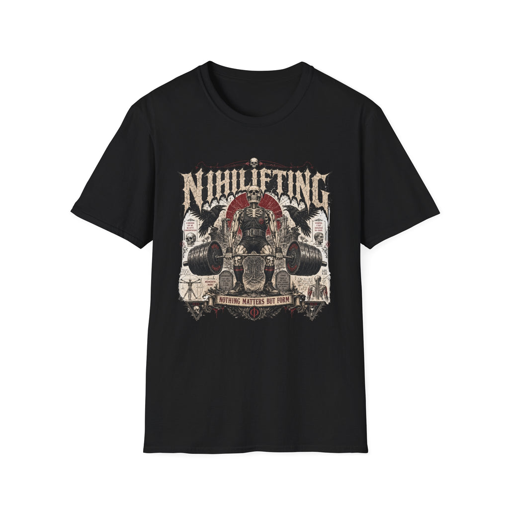 Nihilifting Skull & Barbell T-Shirt