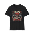 Heavy Reps Heavy Metal T-Shirt - Weightlifting Gym Tee