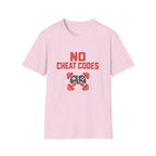 No Cheat Codes T-Shirt - Gamer & Fitness Mashup Tee