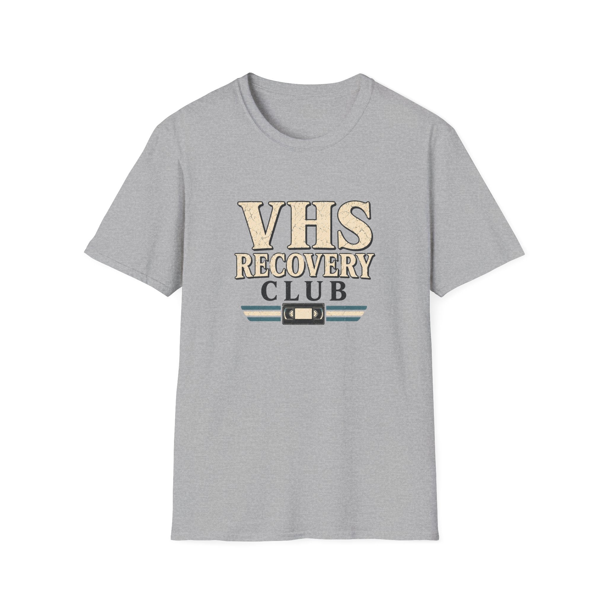 VHS Recovery Club T‑Shirt - Retro VHS Tape Nostalgia Tee