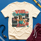 VHS Fitness Retro T-Shirt - "Influencer" 80s Workout Vintage Tee