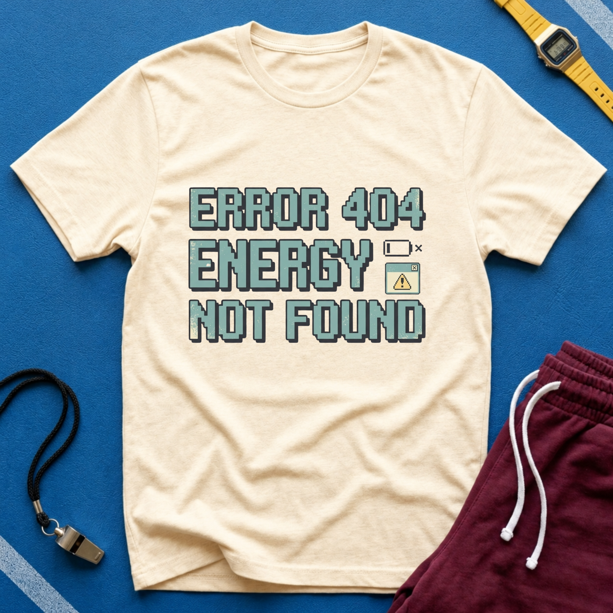 Error 404 Energy Not Found T-Shirt