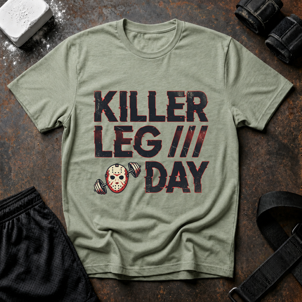 Killer Leg Day T-Shirt - Funny Gym Workout Fitness Tee