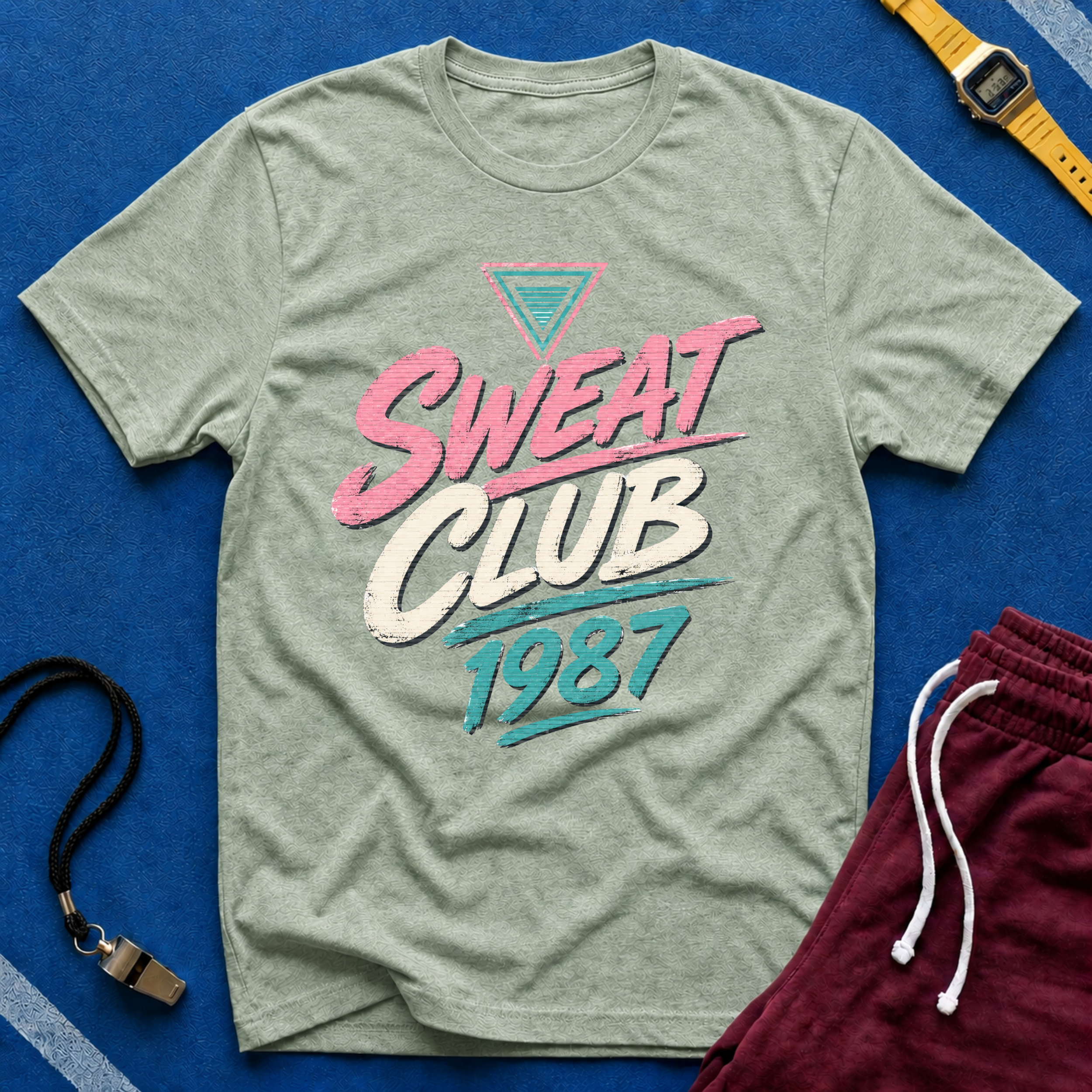 Sweat Club 1987 Retro Graphic T-Shirt