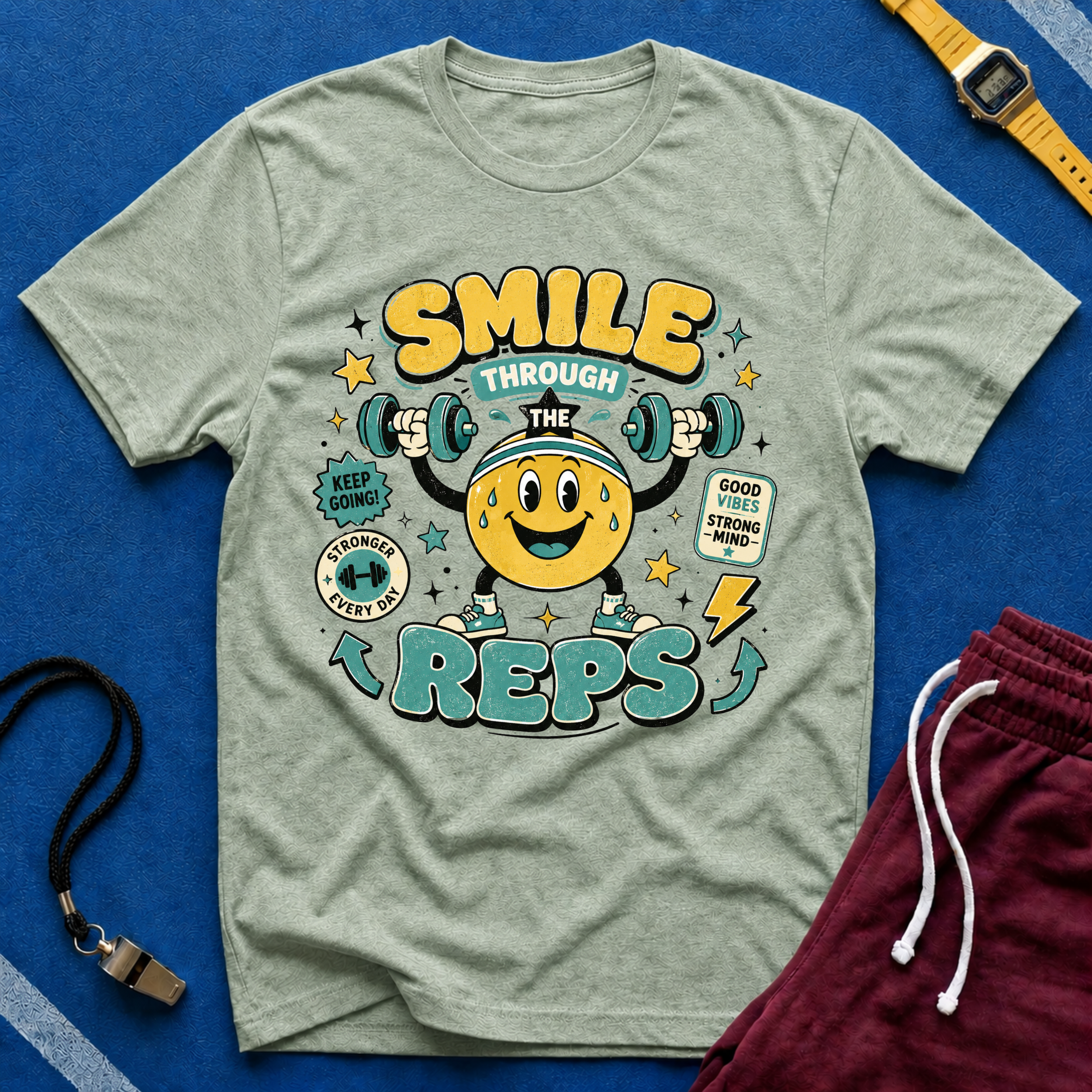 Smile Through the Reps T-Shirt