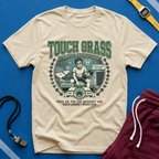 'Touch Grass Athletic Department' Vintage Gamer Tee