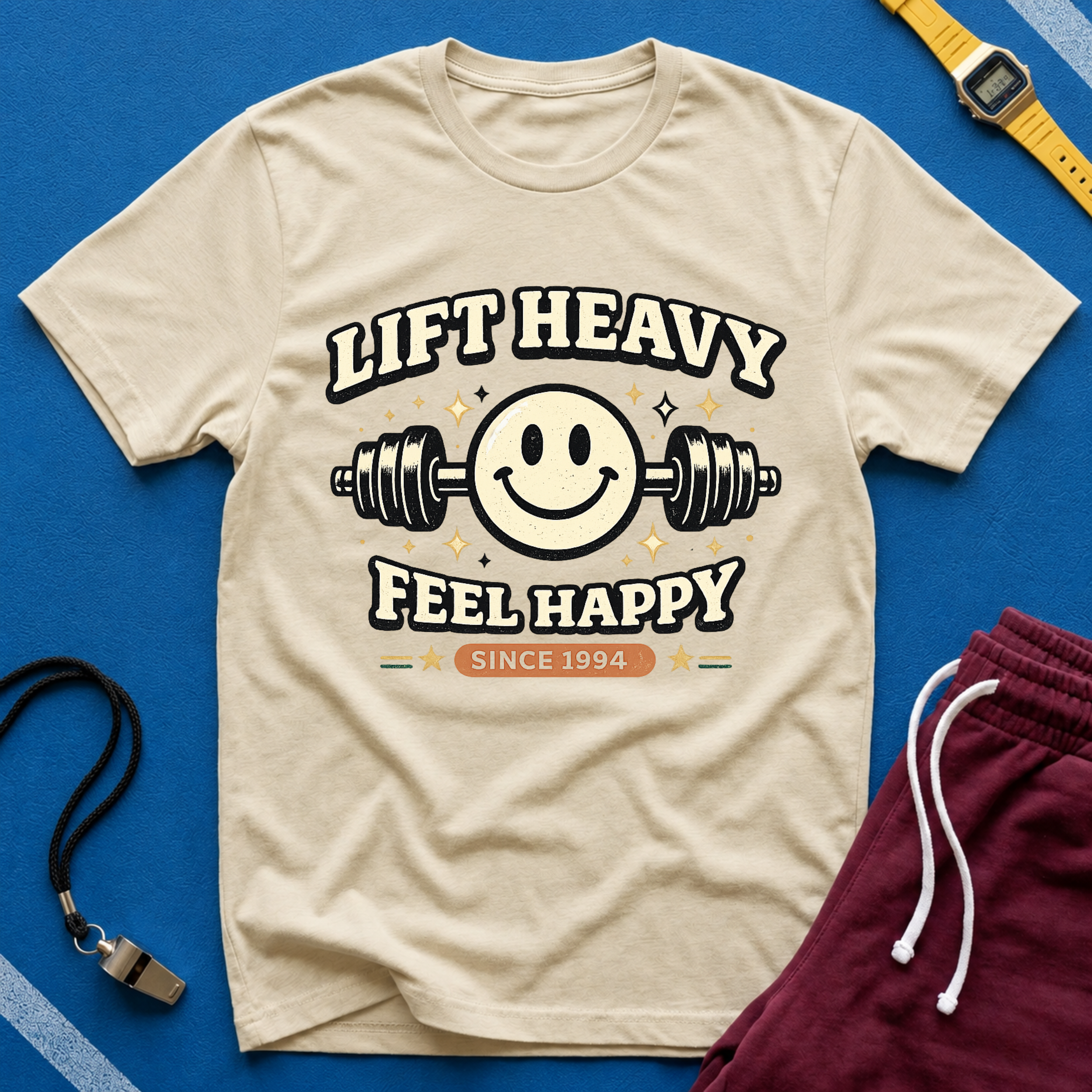 Lift Heavy Feel Happy T-Shirt