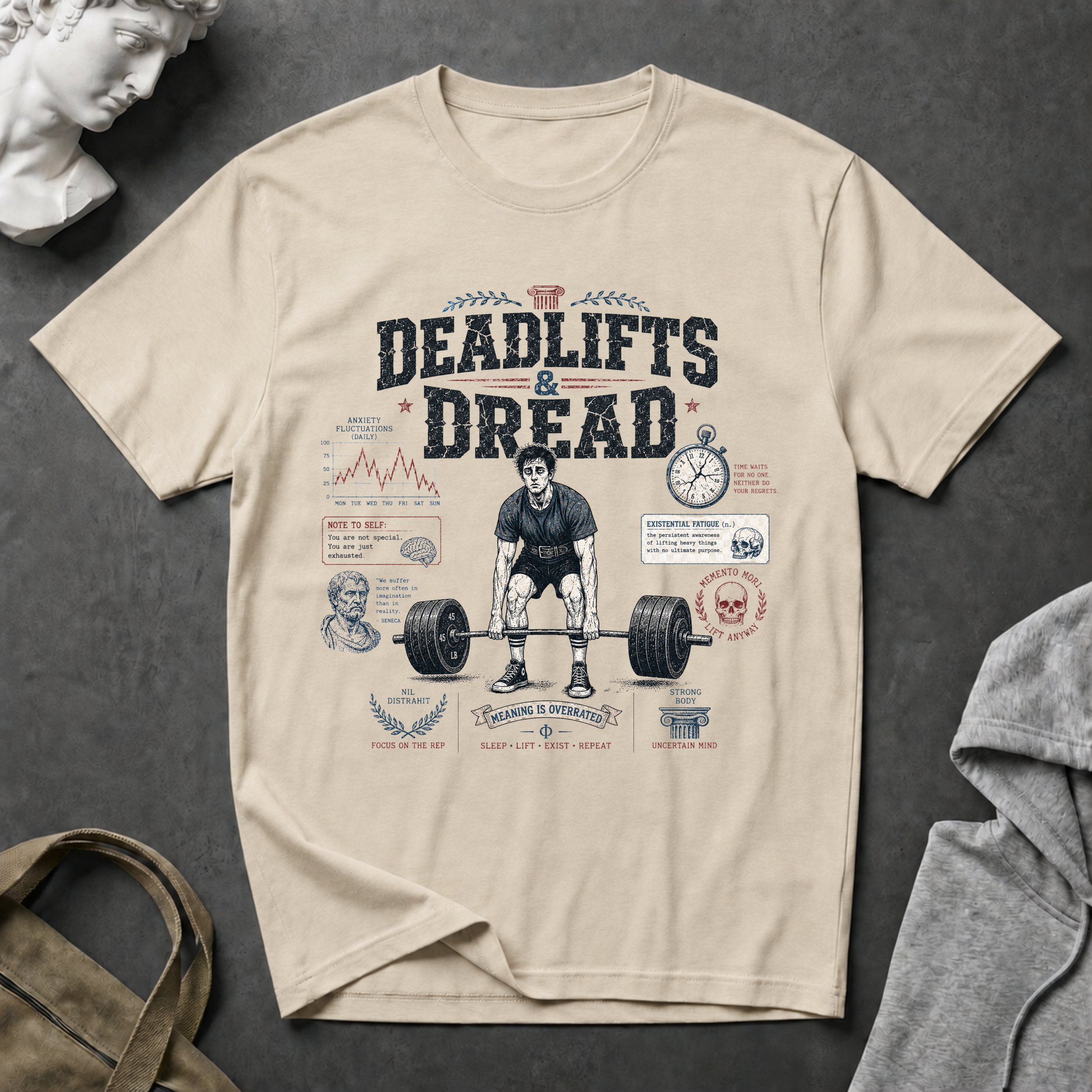 Deadlifts & Dread Weightlifting T-Shirt