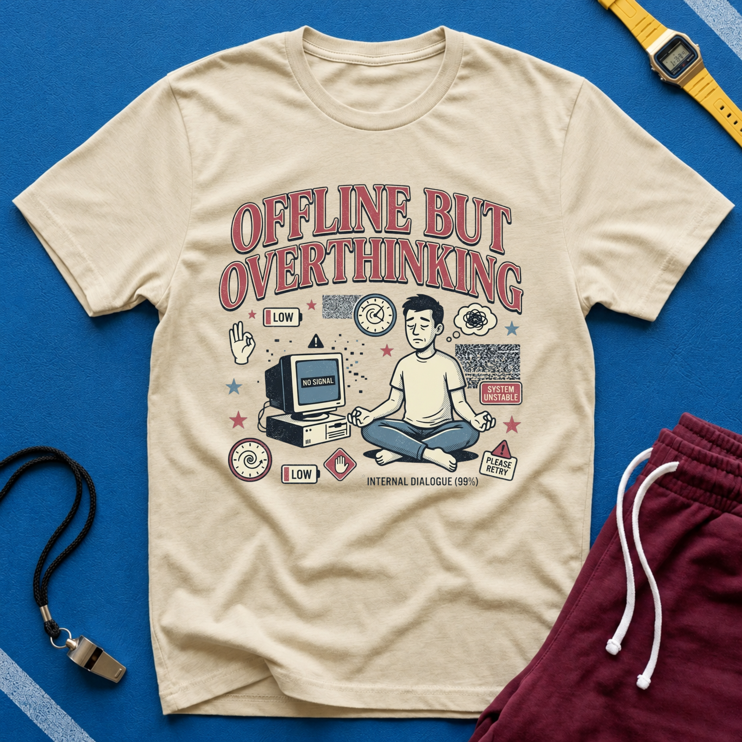 Offline But Overthinking T-Shirt