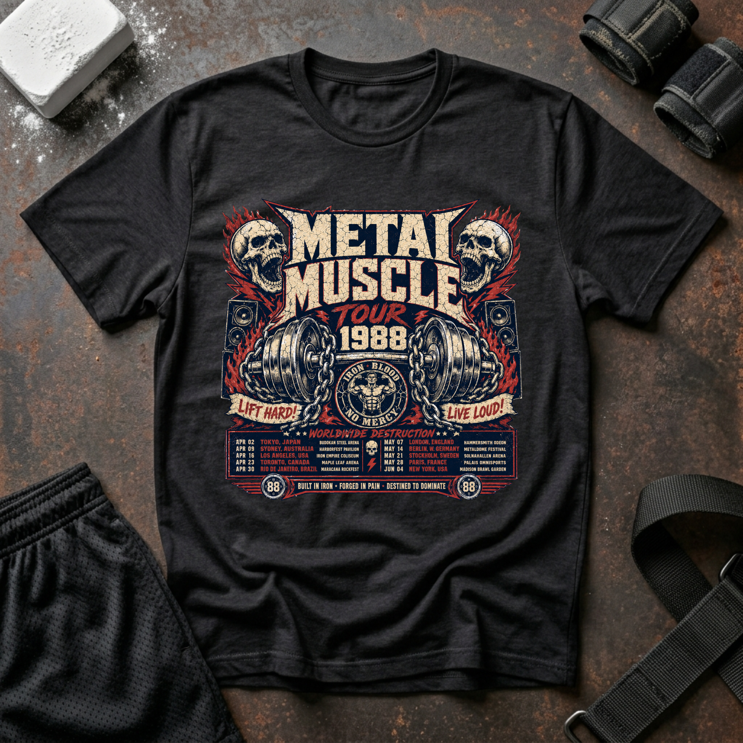Metal Muscle Tour 1988 T-Shirt