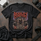 Deadlift Cemetery T-Shirt - Heavy Metal Gym Motivation Tee