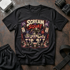 Scream & Squat Tee - Horror Workout Graphic T-Shirt