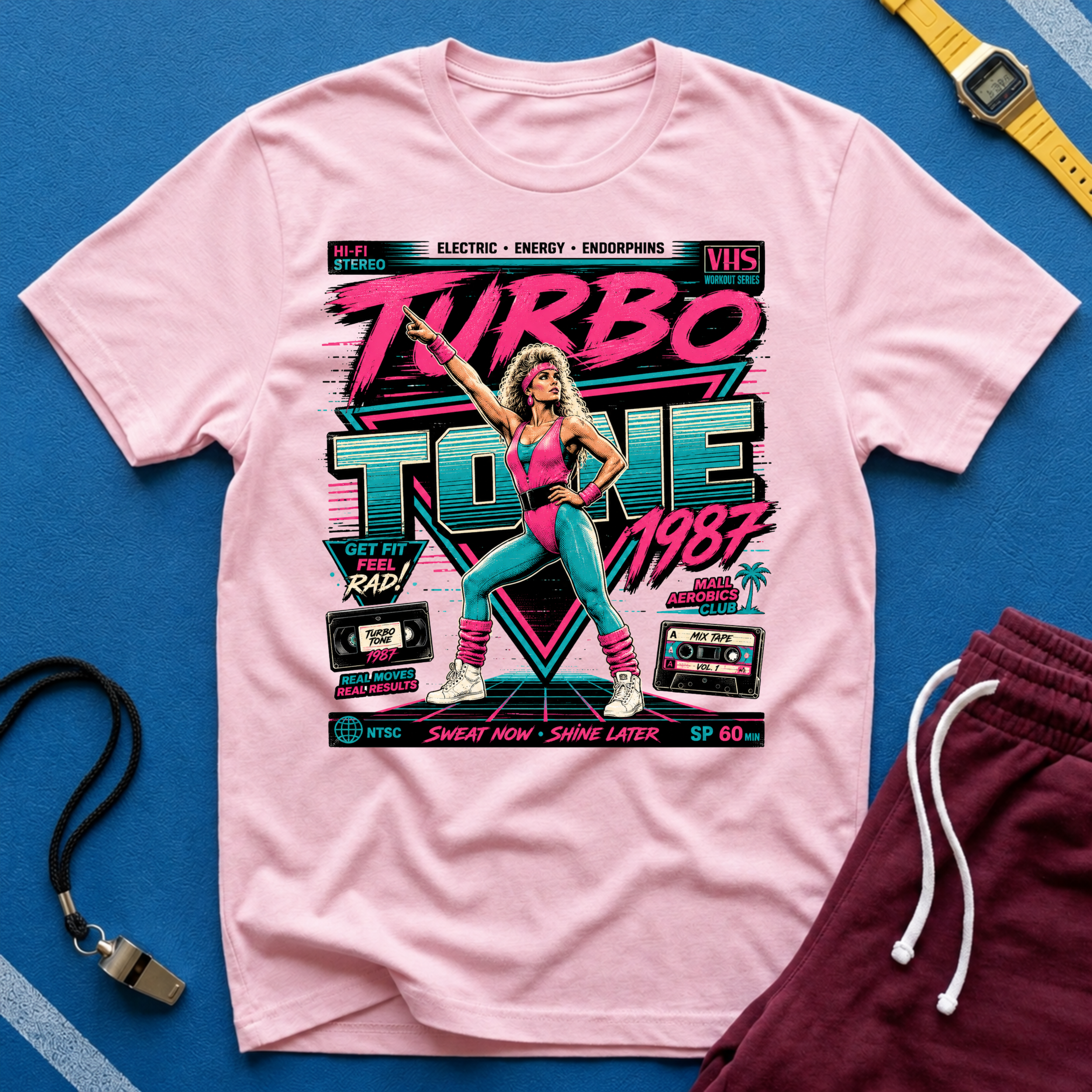 Turbo Toxie 1987 Retro Workout T-Shirt