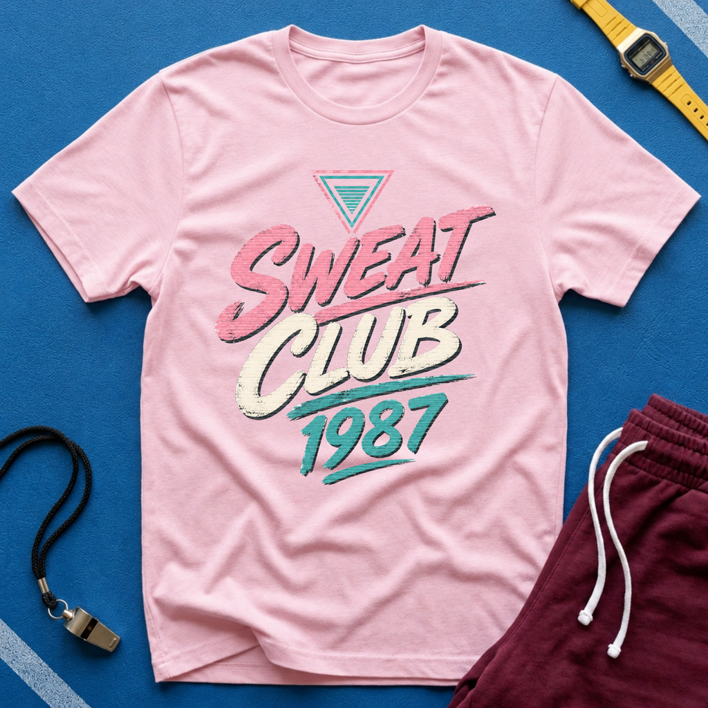 Sweat Club 1987 Retro Graphic T-Shirt