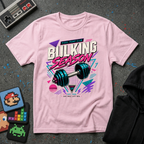 Bulking Season T-Shirt - Retro Gym Dumbbell Workout Tee