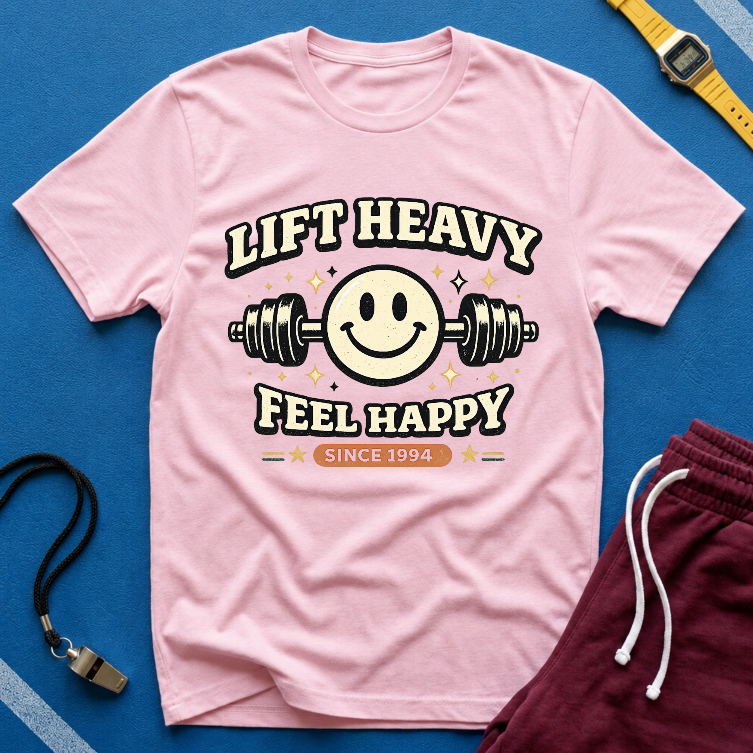 Lift Heavy Feel Happy T-Shirt