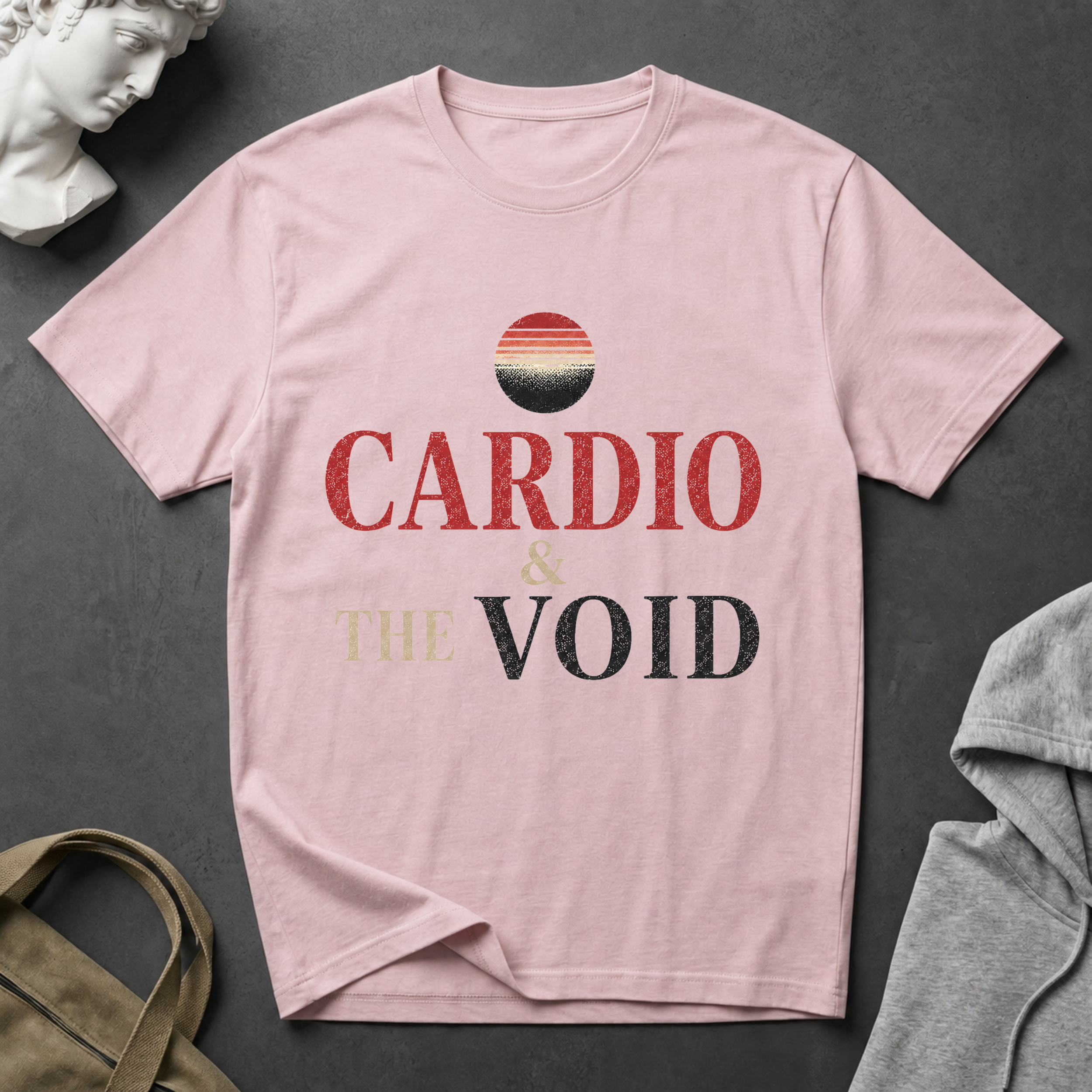 Cardio & the Void T-Shirt - Funny Workout Tee for Gym Lovers