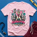 Cardio Queen T-Shirt - Women’s Fitness Champion Graphic Tee