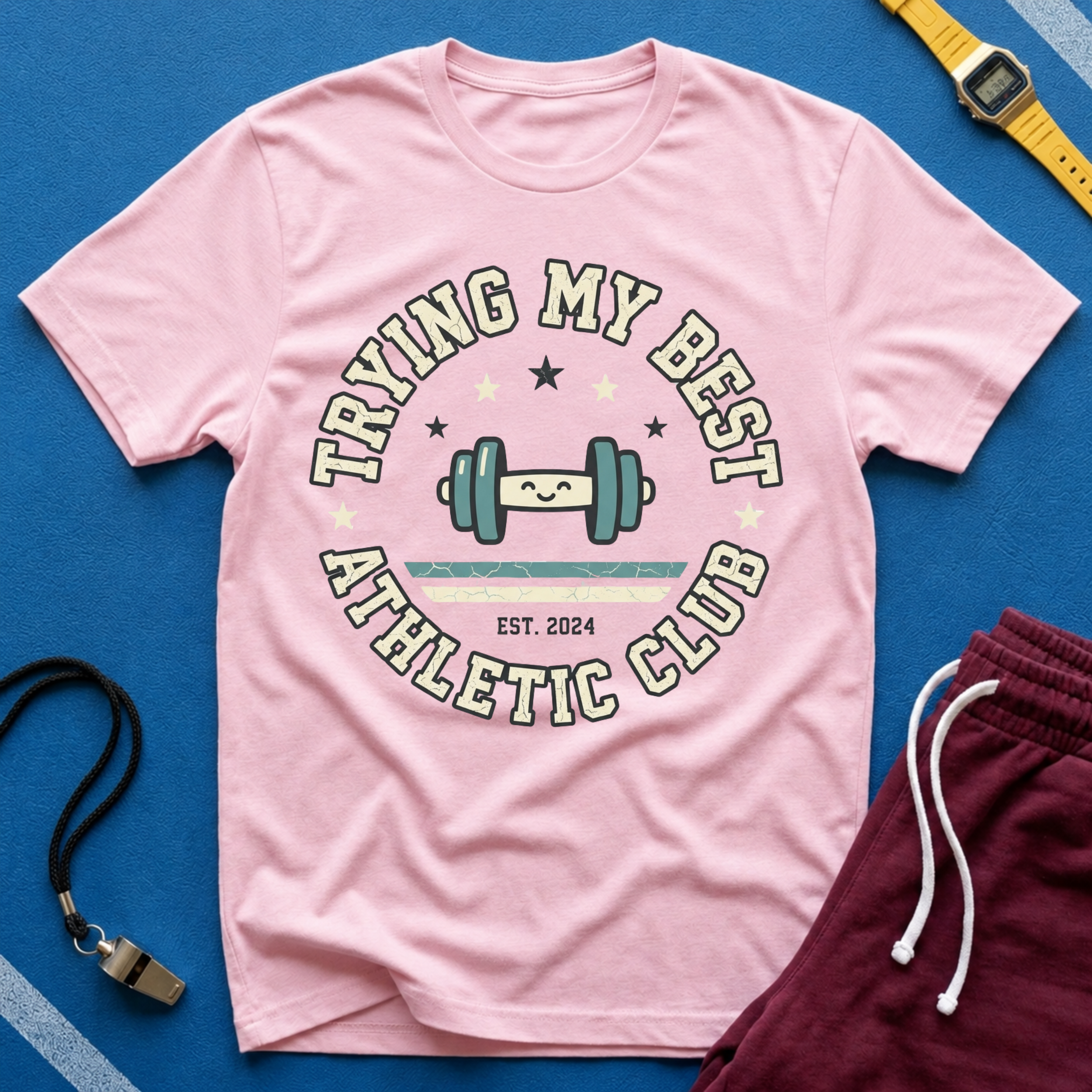 Trying My Best Athletic Club T-Shirt