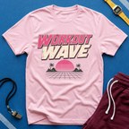 Workout Wave T-Shirt - Retro 80s Vaporwave Fitness Tee