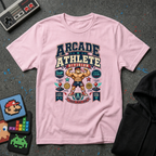 Arcade Athlete T-Shirt - Retro Gaming Muscle Graphic Tee