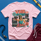VHS Fitness Retro T-Shirt - "Influencer" 80s Workout Vintage Tee