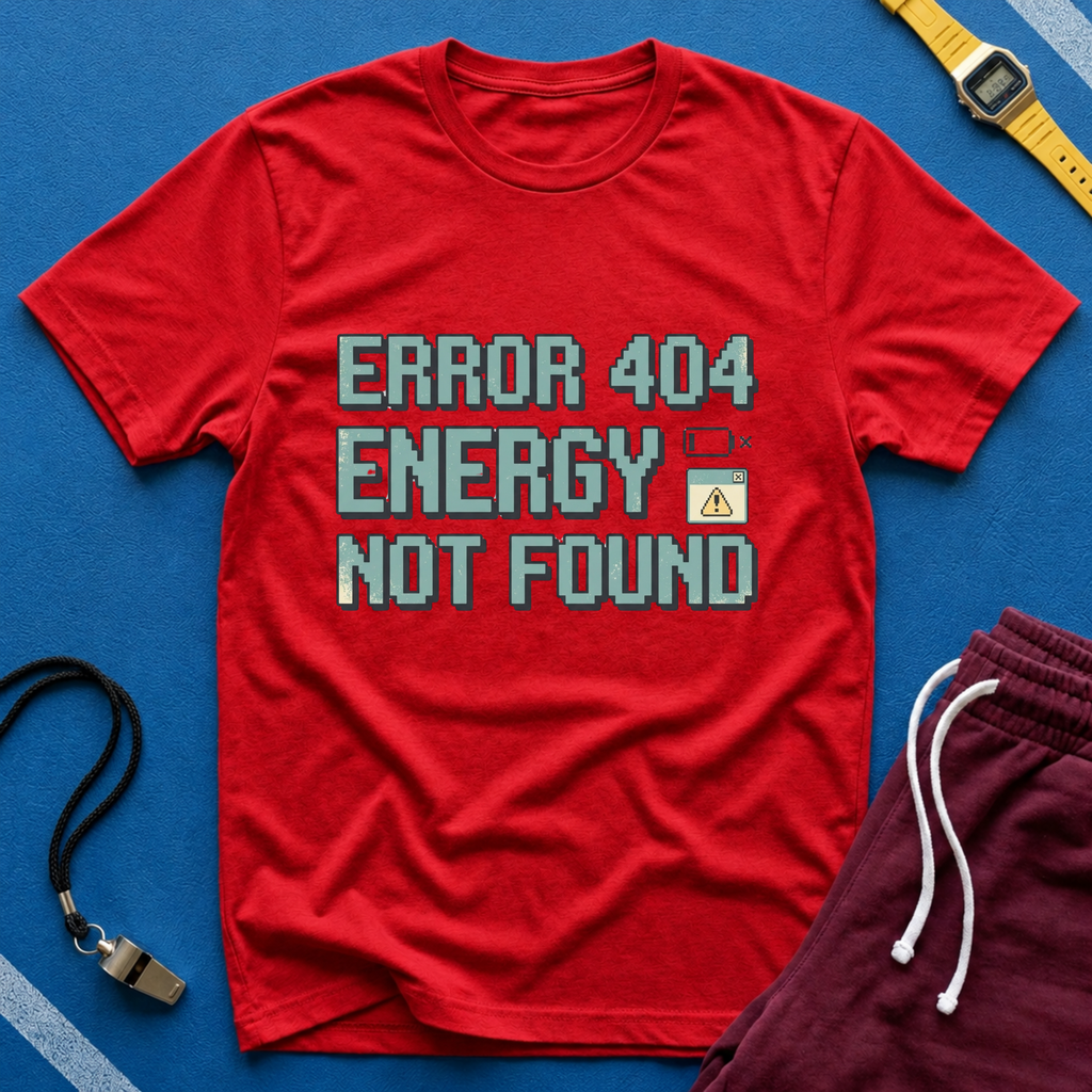 Error 404 Energy Not Found T-Shirt