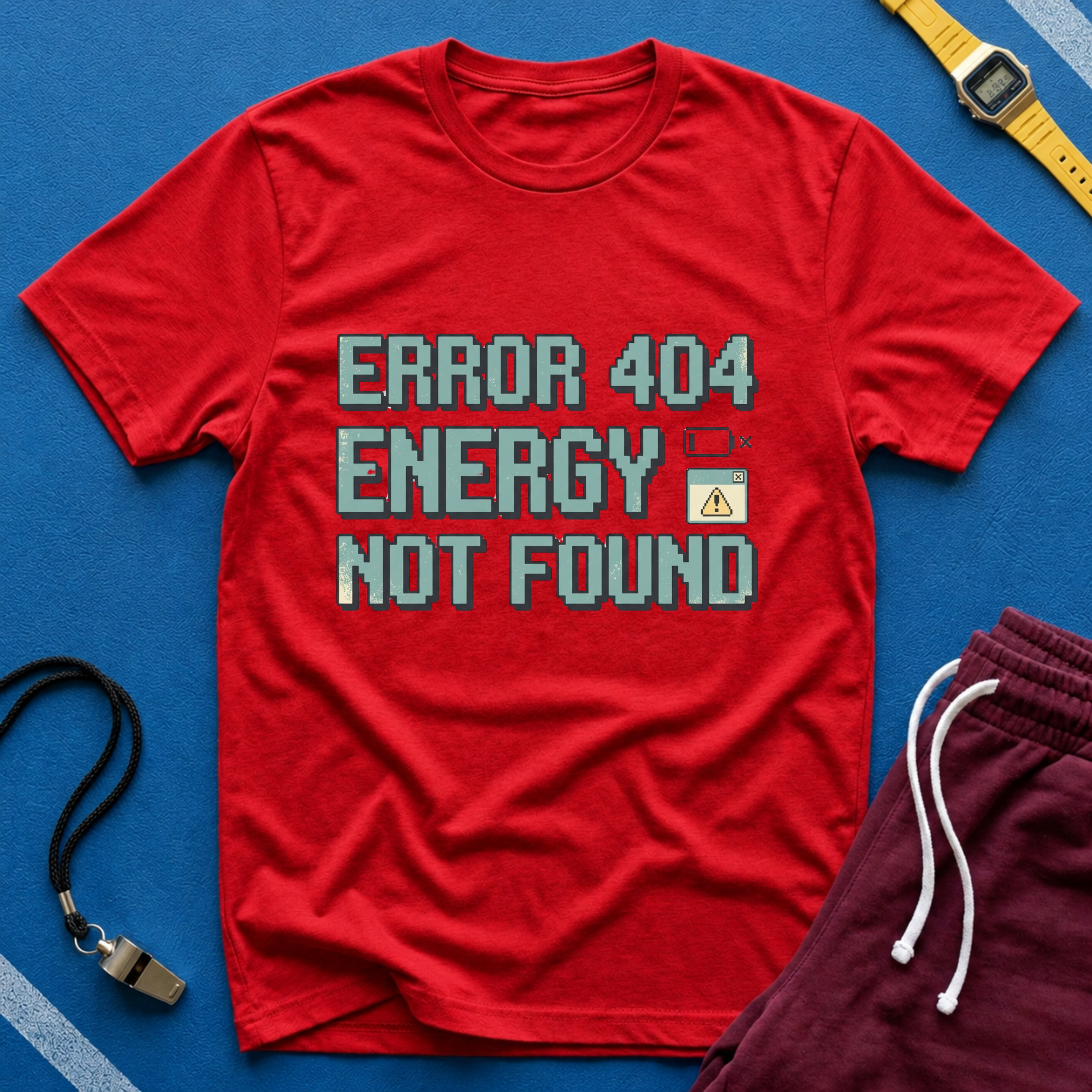 Error 404 Energy Not Found T-Shirt