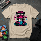Insert Coin to Lift Retro Gaming Weightlifting T-Shirt